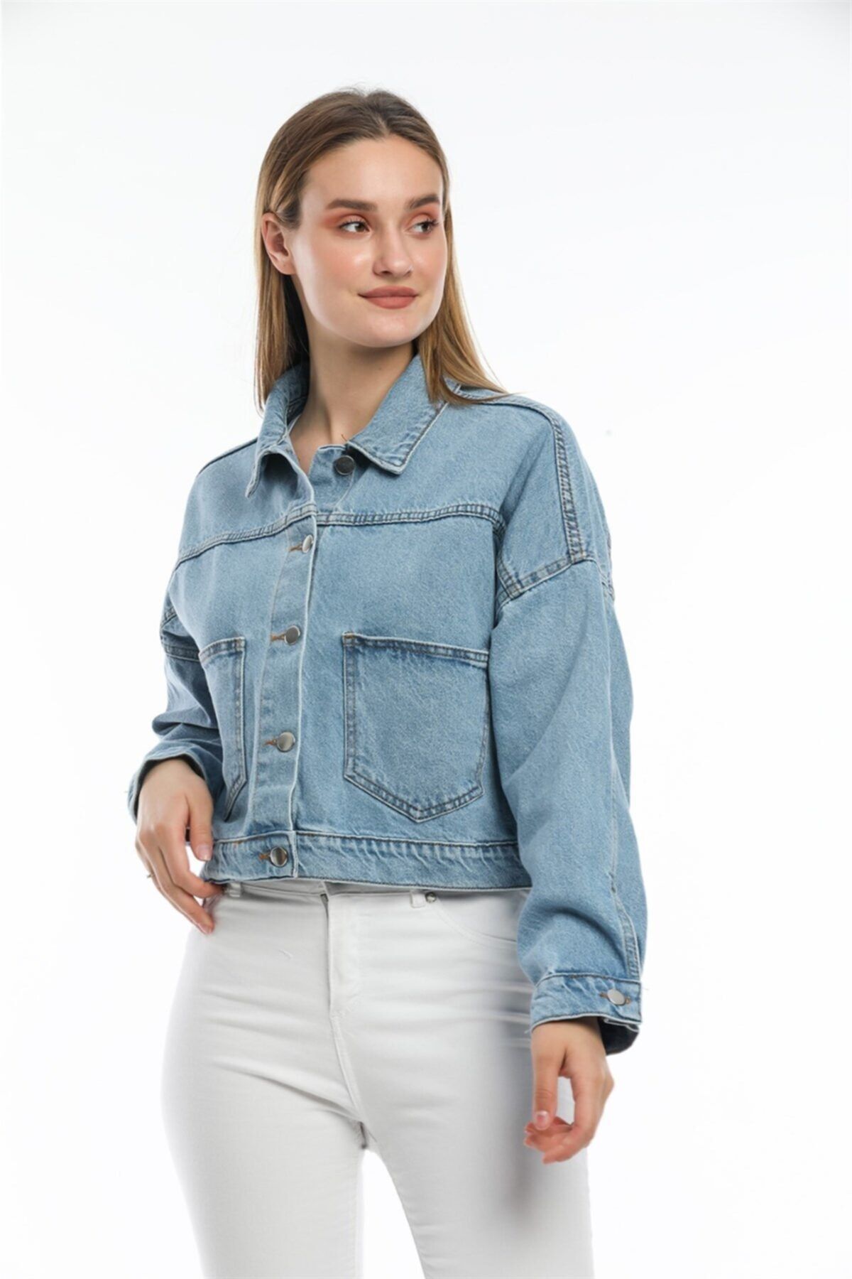 Kadın Yeni Model Kot Ceket 0086436 Kadın Yeni Model Kot Ceket 0086436