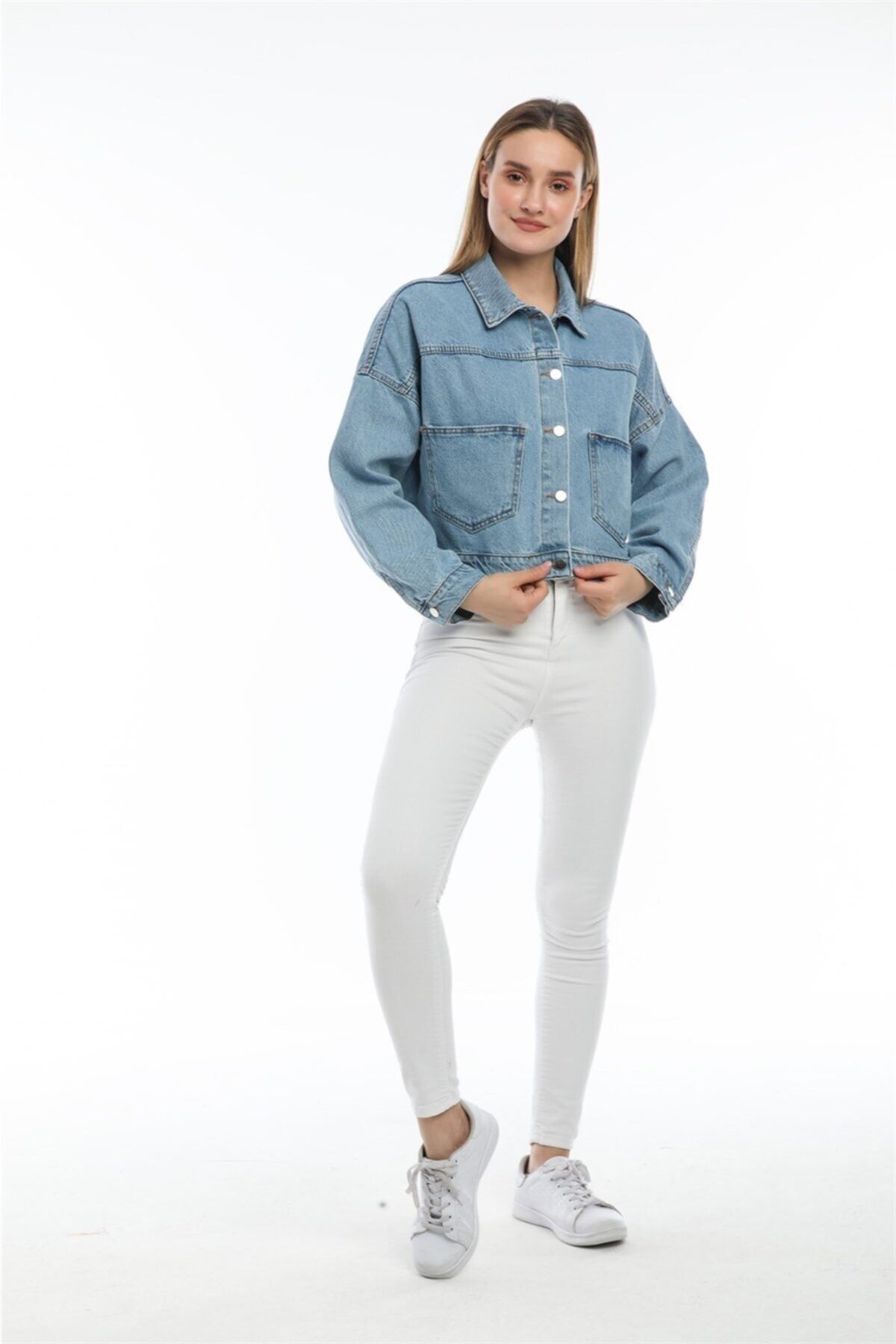 Kadın Yeni Model Kot Ceket 0086436 Kadın Yeni Model Kot Ceket 0086436