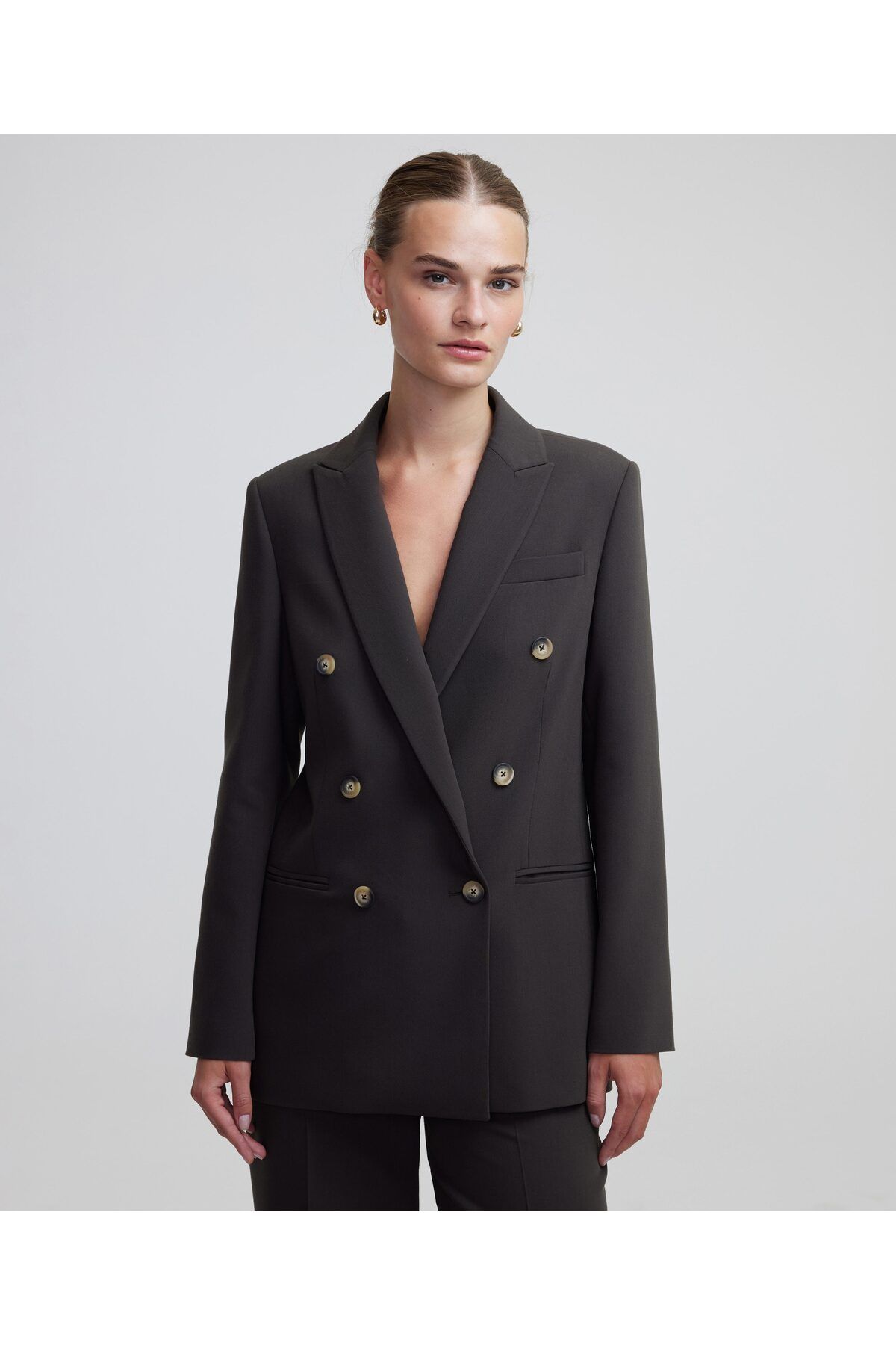 Vizon Kadın Blazer Ceket IW6240106034 Vizon Kadın Blazer Ceket IW6240106034