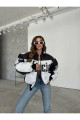 Unisex Oversize Official Baskılı Bomber Ceket Unisex Oversize Official Baskılı Bomber Ceket