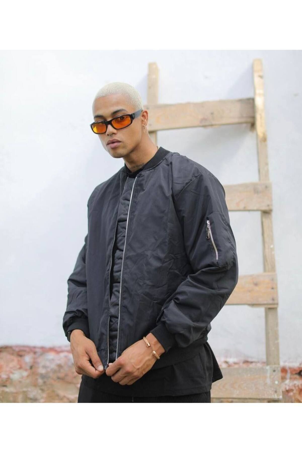 Siyah Bomber Mont Siyah Bomber Mont