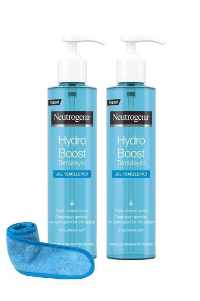 Hydro Boost Water Gel Temizleyici 200 Ml X2 + Saç Bandı Hydro Boost Water Gel Temizleyici 200 Ml X2 + Saç Bandı