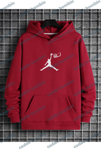 Unisex Basketbol Ön Baskılı Kapüşonlu Unisex Basketbol Ön Baskılı Kapüşonlu