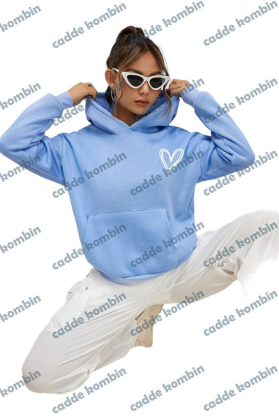 KALP BASKILI OVERSİZE KALIP KALP BASKILI OVERSİZE KALIP