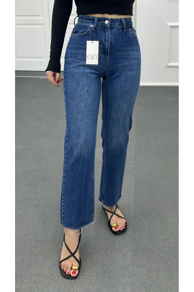 Mykonos Yıkamalı Kot Slim Straight Jeans Mykonos Yıkamalı Kot Slim Straight Jeans