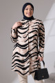 Viskon Tunik Sarmal Zebra Desen Düğmeli Tunik Pamuklu Tunik Diz Üstü Tunik Viskon Tunik Sarmal Zebra Desen Düğmeli Tunik Pamuklu Tunik Diz Üstü Tunik