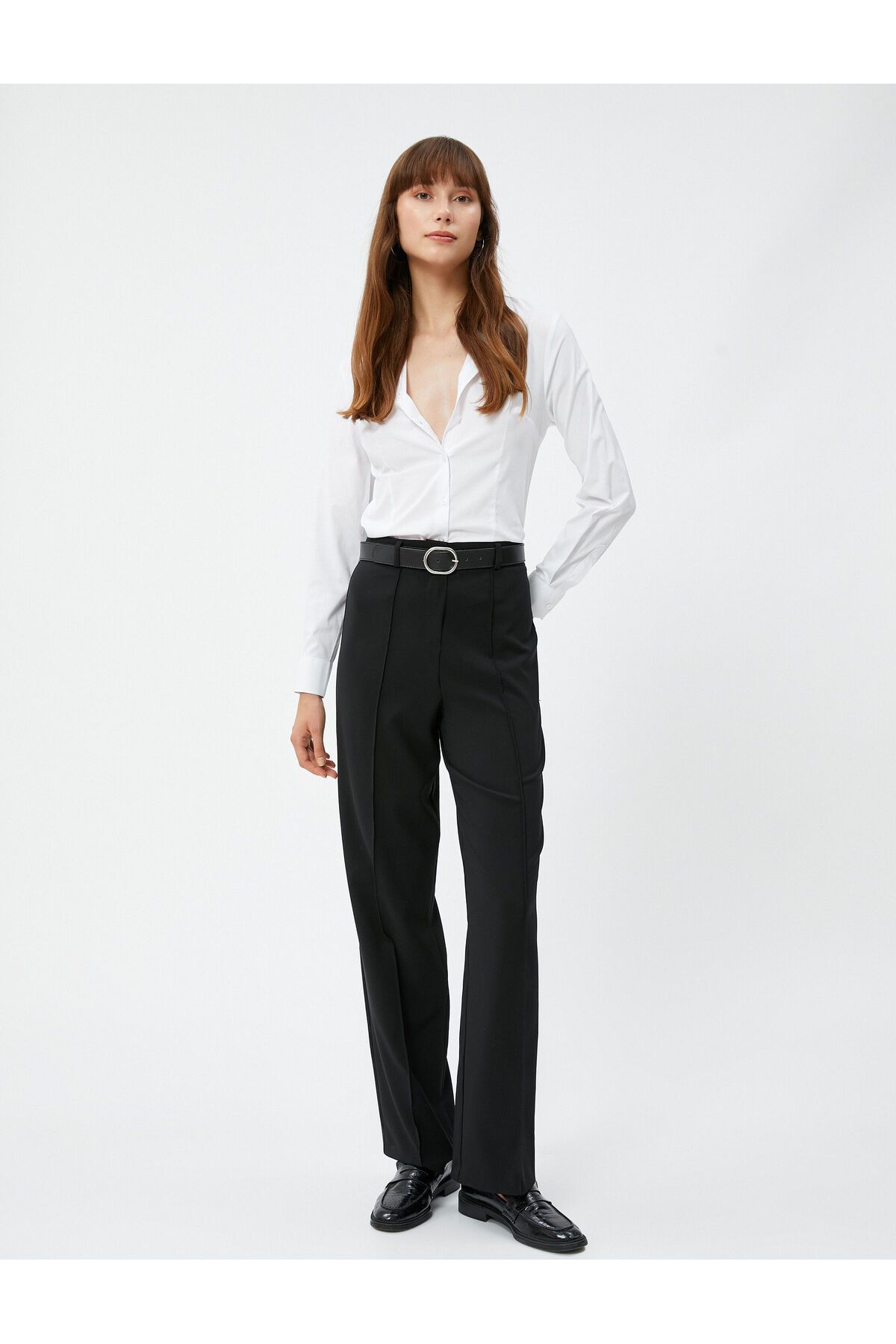 Slim Fit Gömlek Uzun Kollu Düğmeli Basic