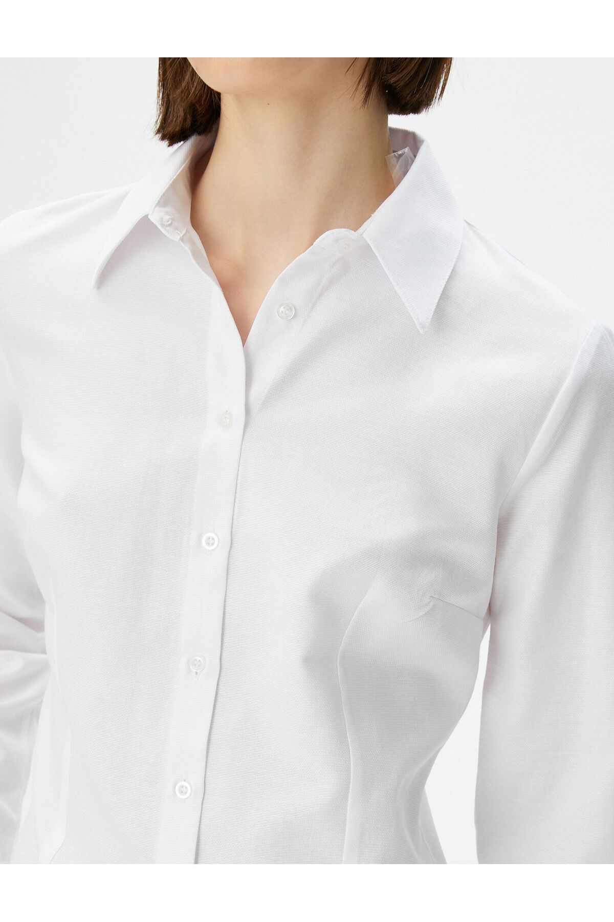 Klasik Gömlek Uzun Kollu Düğmeli Slim Fit