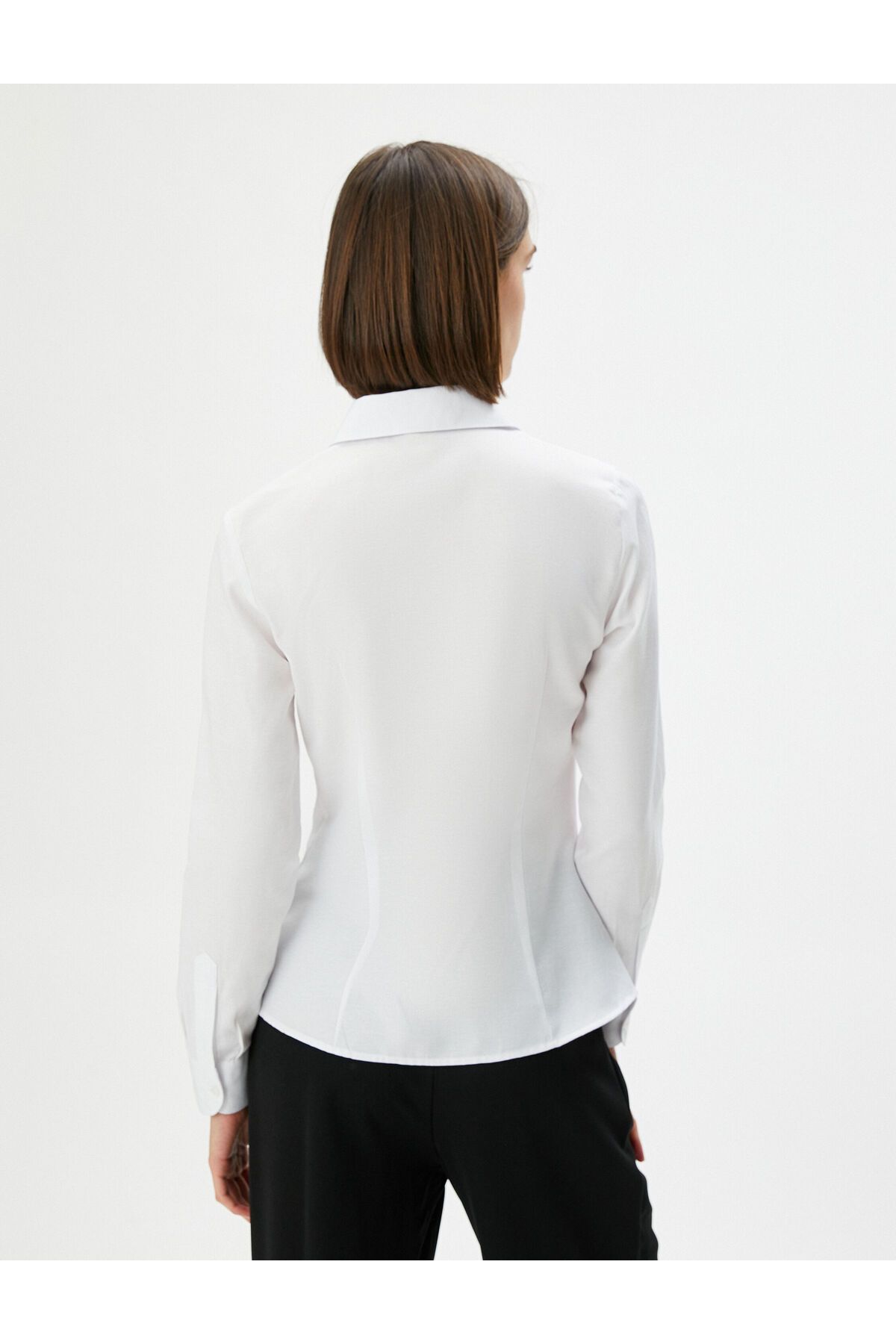 Klasik Gömlek Uzun Kollu Düğmeli Slim Fit