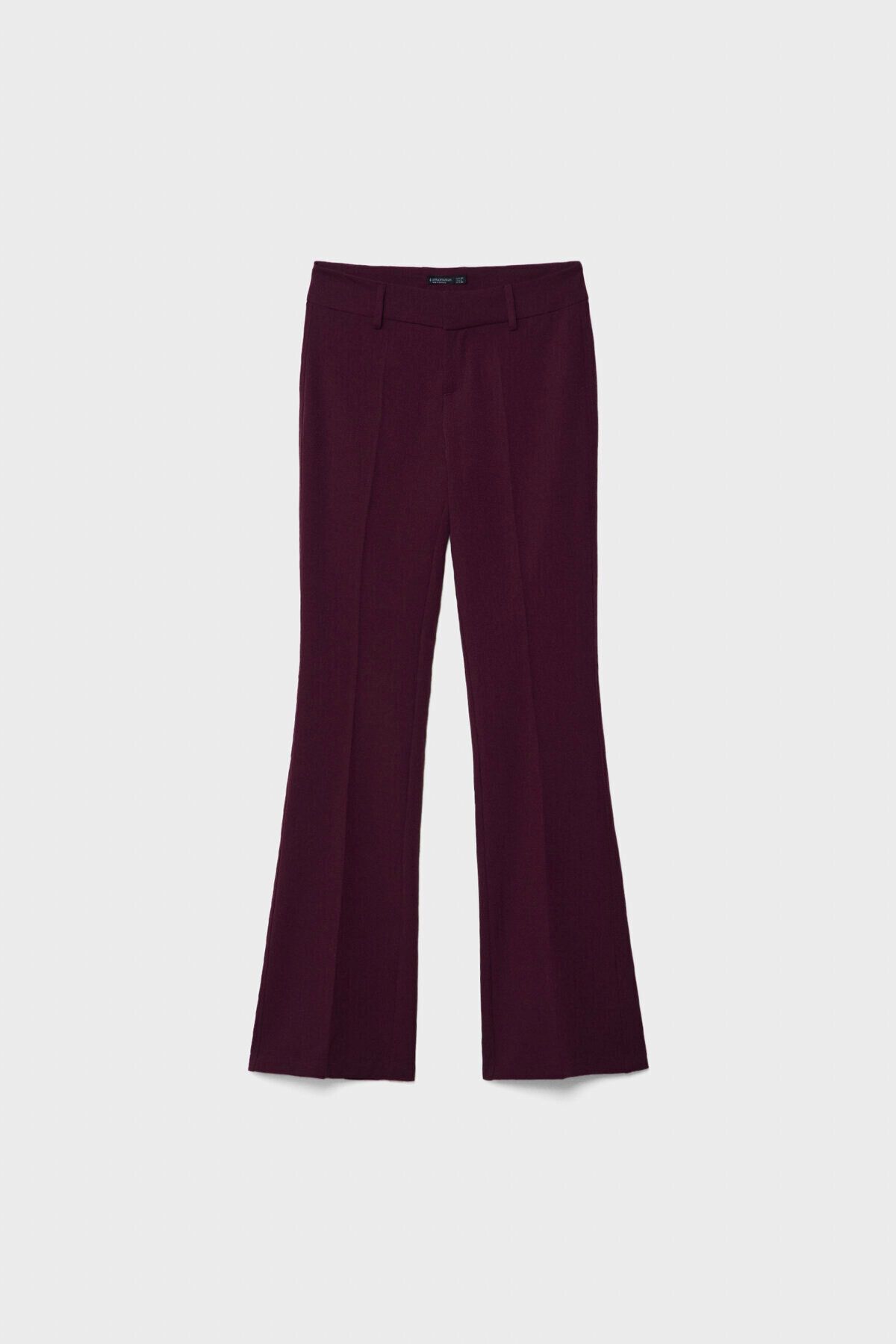 Relaxed fit özel dikim İspanyol paça pantolon Relaxed fit özel dikim İspanyol paça pantolon