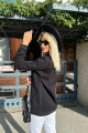 Siyah Boyfriend Kot Ceket D105400236 Siyah Boyfriend Kot Ceket D105400236