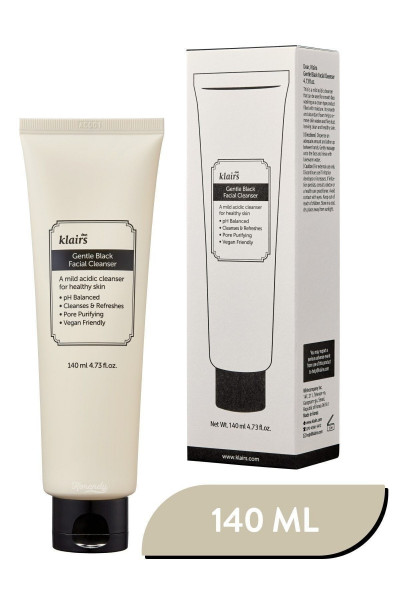 Gentle Black Facial Cleanser - Düşük Ph Antioksidan Yüz Temizleyici (KORENDY) 140ml Gentle Black Facial Cleanser - Düşük Ph Antioksidan Yüz Temizleyici (KORENDY) 140ml