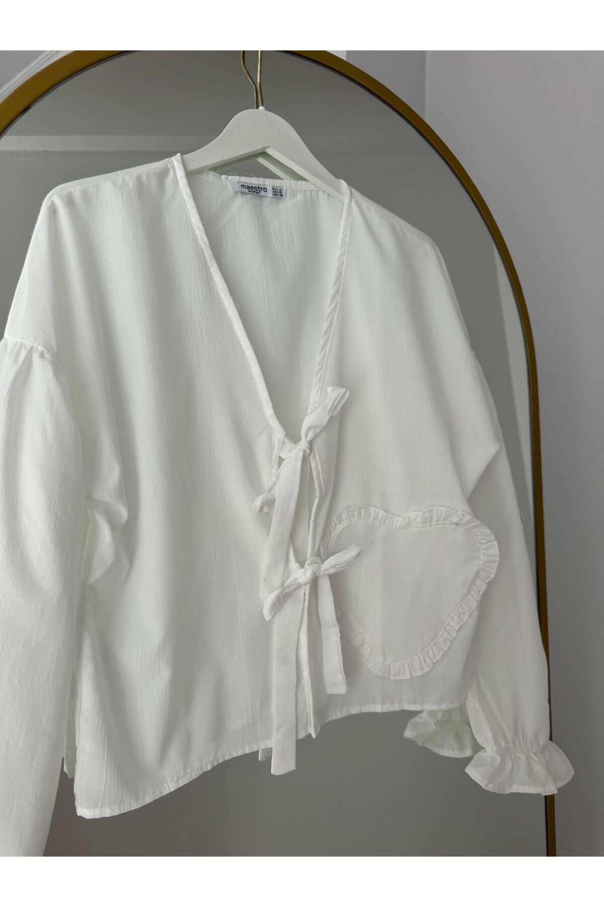 ÖNDEN BAĞLAMALI TREND GÖMLEK ÖNDEN BAĞLAMALI TREND GÖMLEK