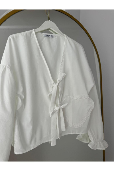 ÖNDEN BAĞLAMALI TREND GÖMLEK ÖNDEN BAĞLAMALI TREND GÖMLEK