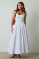 PRİNCESS POPLİN BEYAZ BALON ETEK PRİNCESS POPLİN BEYAZ BALON ETEK