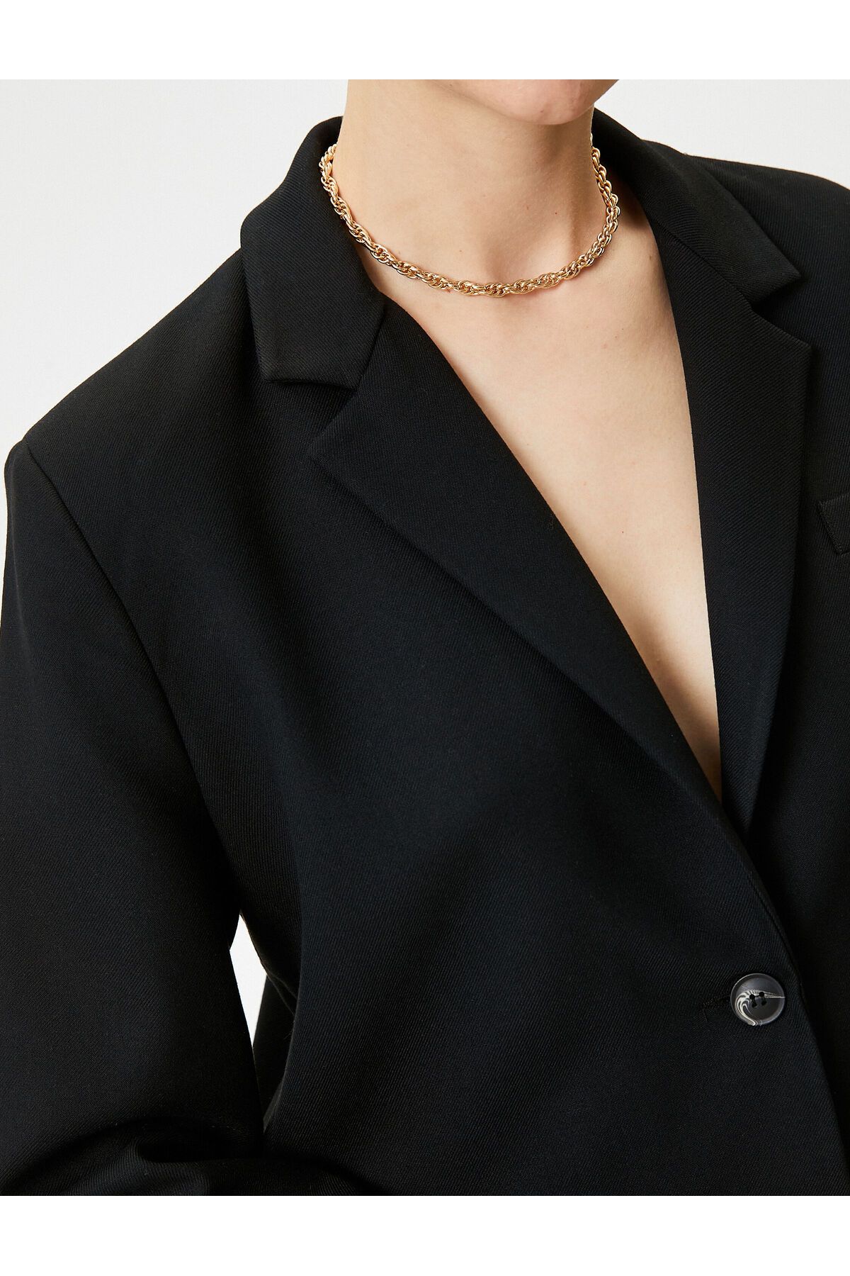 Klasik Blazer Ceket Düğmeli Kapaklı Cepli Klasik Blazer Ceket Düğmeli Kapaklı Cepli
