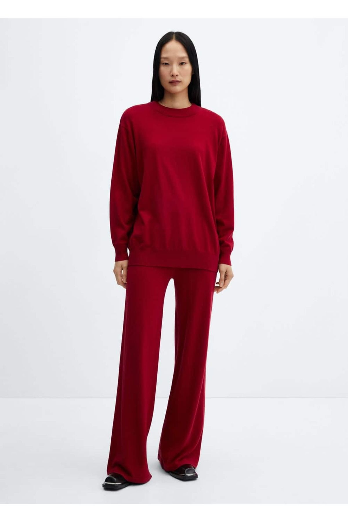 Triko wideleg pantolon Triko wideleg pantolon