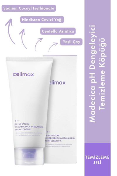 Nemlendirici Etkili Nazik Temizleme Köpüğü Relief Madecica Ph Balancing Foam Cleansing 150 Ml Nemlendirici Etkili Nazik Temizleme Köpüğü Relief Madecica Ph Balancing Foam Cleansing 150 Ml