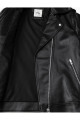 Oversize Biker Ceket Suni Deri Fermuarlı Oversize Biker Ceket Suni Deri Fermuarlı