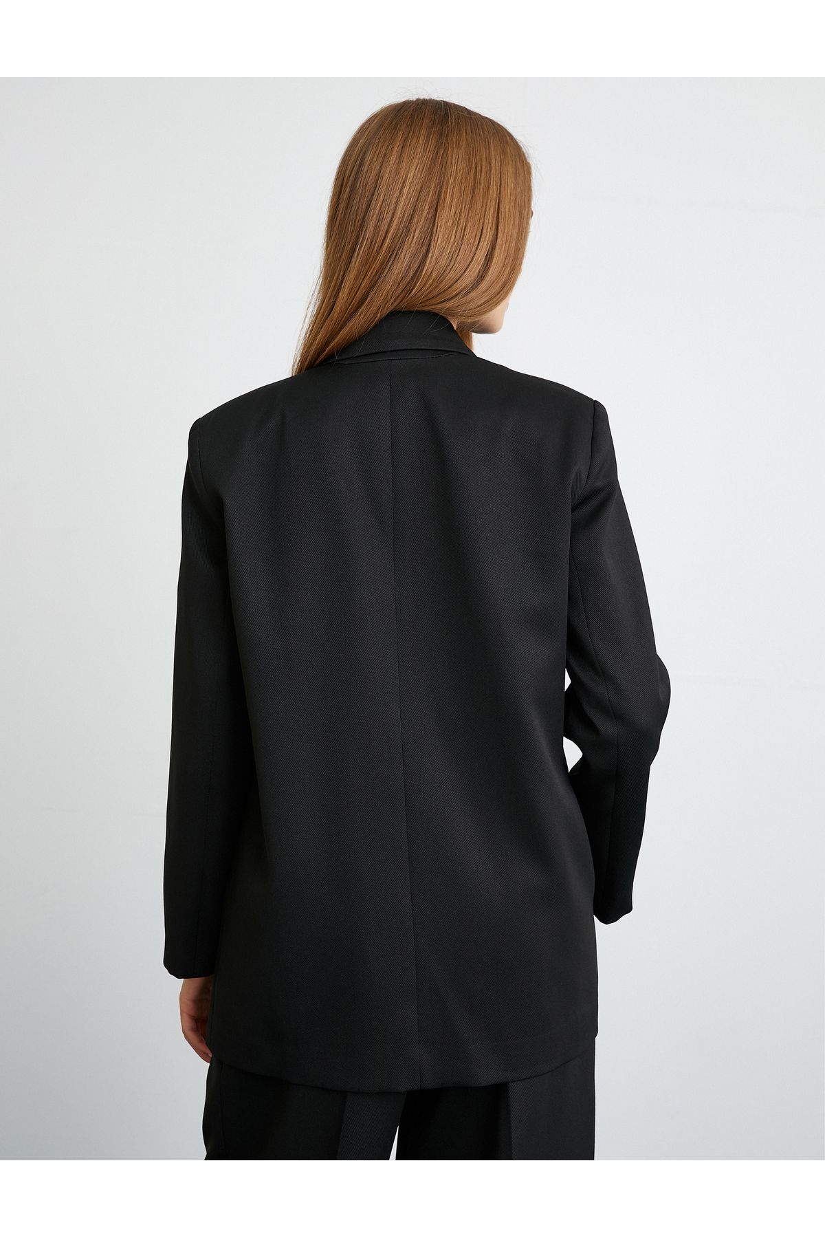 Vatkalı Blazer Ceket Kruvaze Düğmeli Kapaklı Cepli Vatkalı Blazer Ceket Kruvaze Düğmeli Kapaklı Cepli