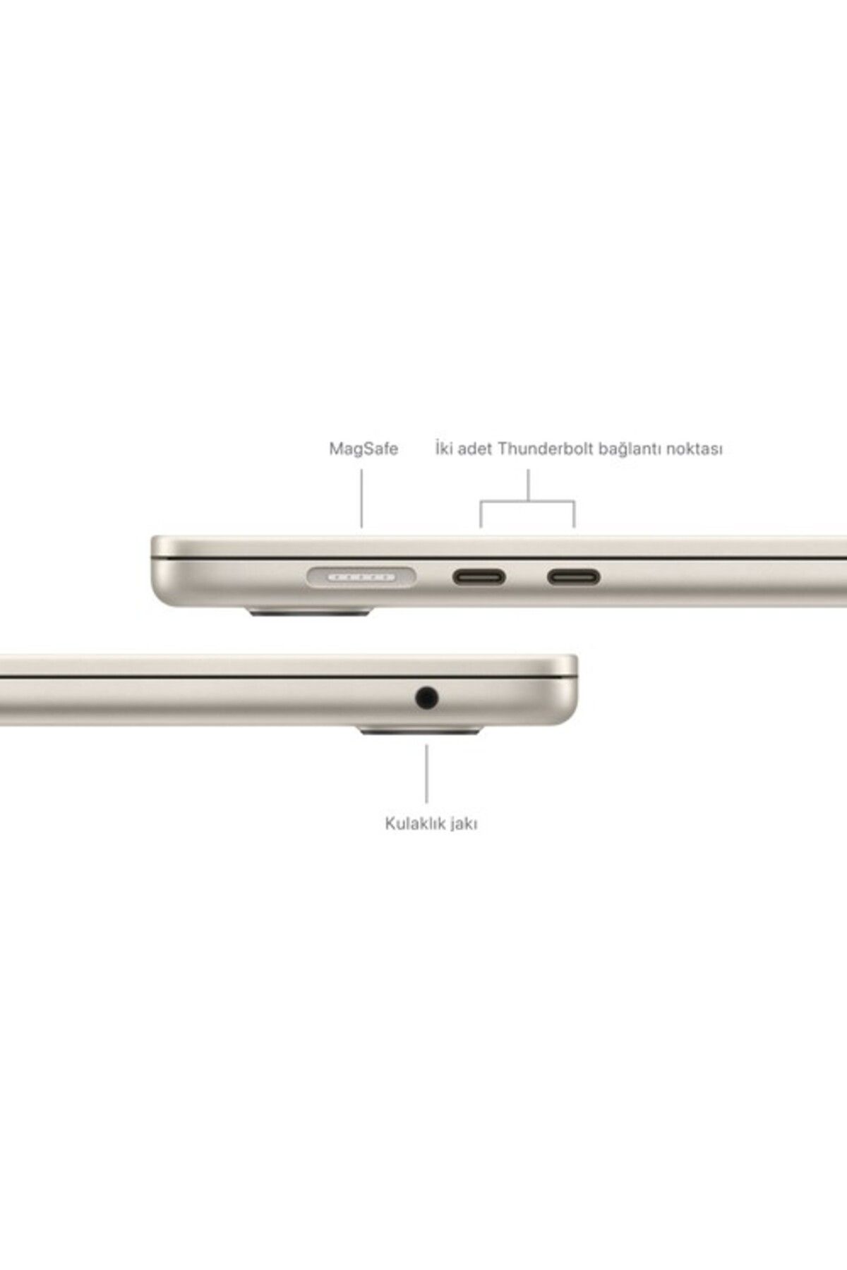 Macbook Air M3 Çip 8gb 256gb Ssd Macos 15" Taşınabilir Bilgisayar Yıldız Işığı Mryr3tu/a Macbook Air M3 Çip 8gb 256gb Ssd Macos 15" Taşınabilir Bilgisayar Yıldız Işığı Mryr3tu/a