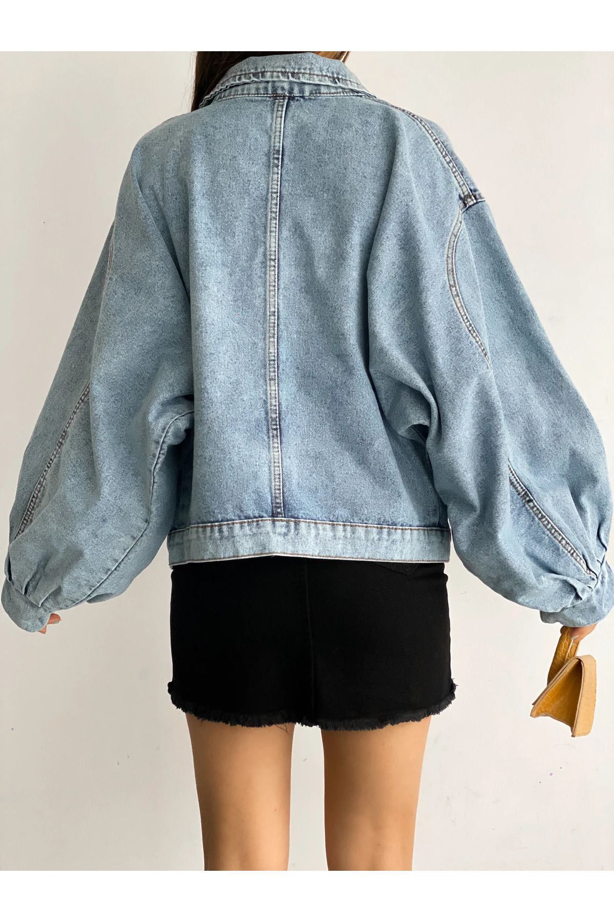 Oversize Denim Ceket Oversize Denim Ceket