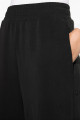 Yumuşak dokulu çıtçıtlı modal wide leg pantolon Yumuşak dokulu çıtçıtlı modal wide leg pantolon