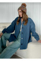 Kaşe Kumaş Oversize Gömlek Ceket Kaşe Kumaş Oversize Gömlek Ceket