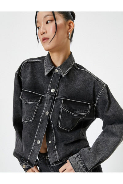 Kadın Siyah Ceket Kadın Siyah Ceket