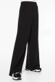 Yumuşak dokulu çıtçıtlı modal wide leg pantolon Yumuşak dokulu çıtçıtlı modal wide leg pantolon