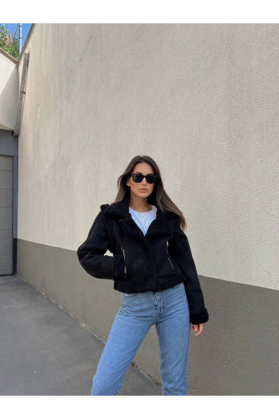 KUZU YUMOŞ KAPLAMA TAK ÇIKAR KOL CROP NUBUK KABAN KUZU YUMOŞ KAPLAMA TAK ÇIKAR KOL CROP NUBUK KABAN