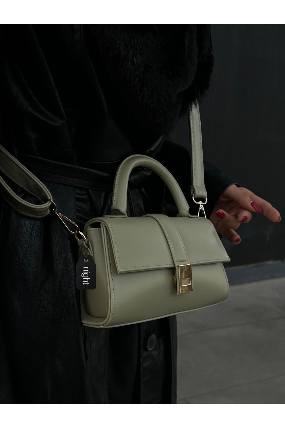 Paula Model Çağla Yeşili Kadın El Ve Omuz Çantası Paula Model Çağla Yeşili Kadın El Ve Omuz Çantası
