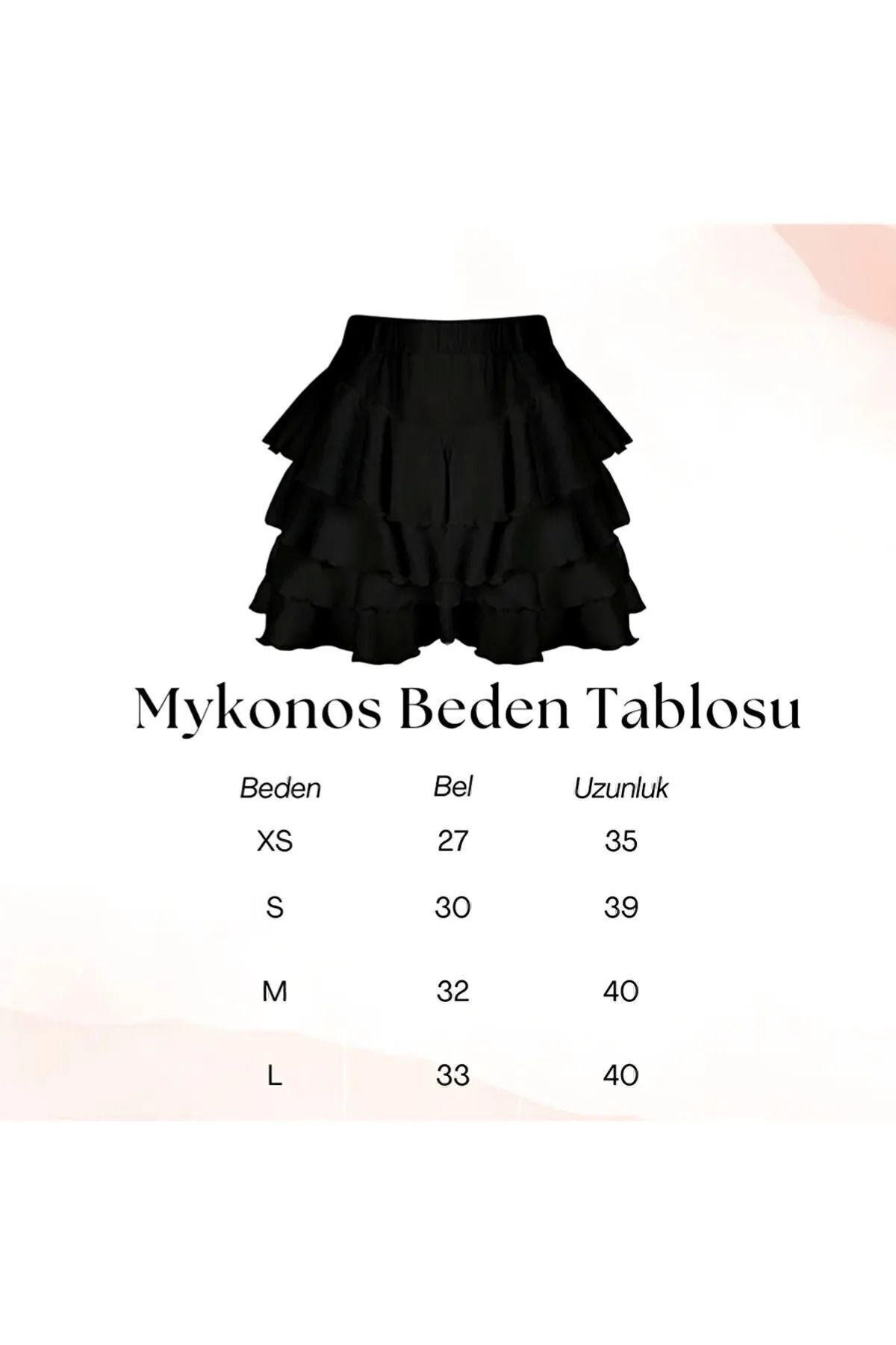 Mykonos Beyaz Etek Mykonos Beyaz Etek