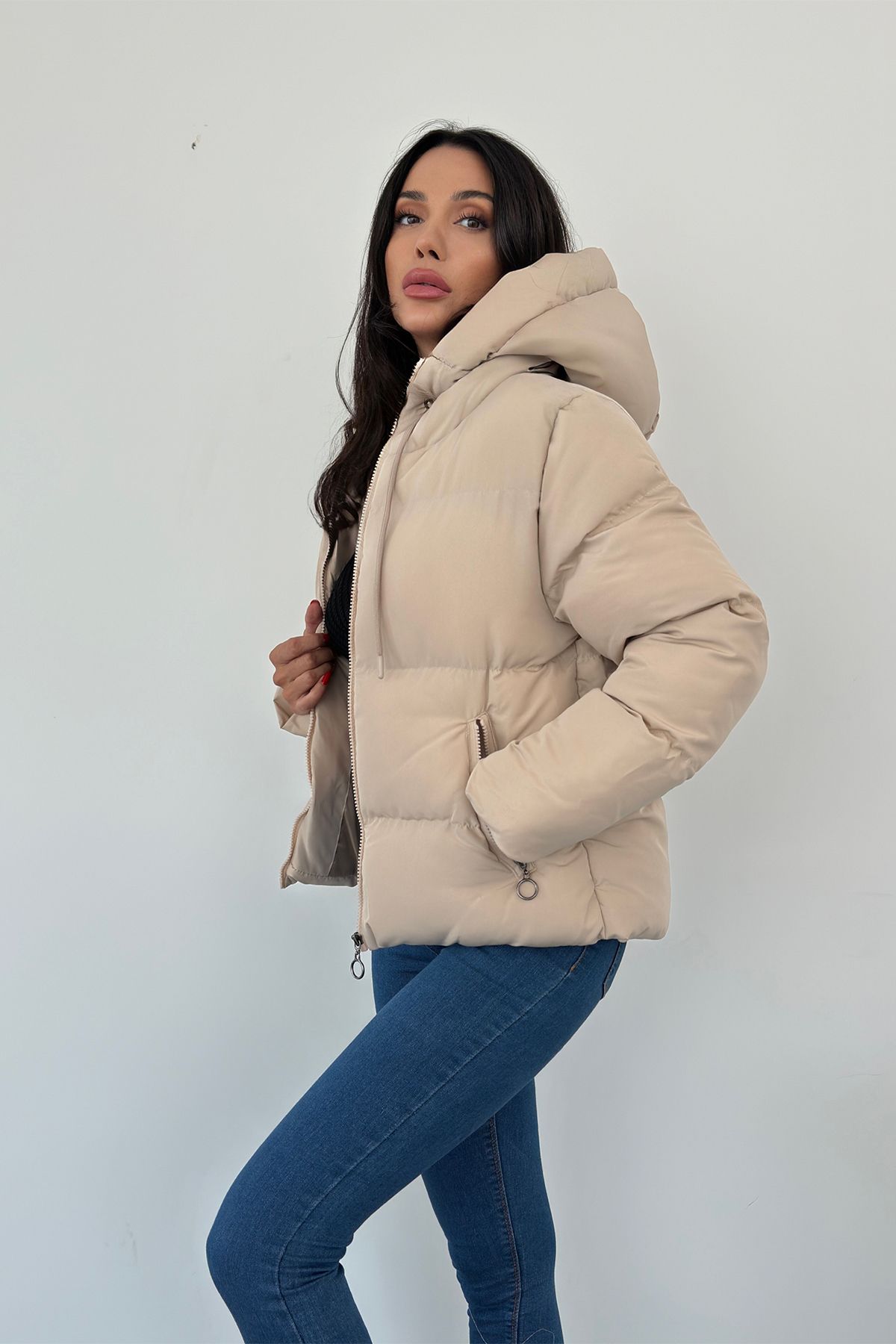 Kapüşonlu Şişme Mont Ac-y50230lnw Kapüşonlu Şişme Mont Ac-y50230lnw