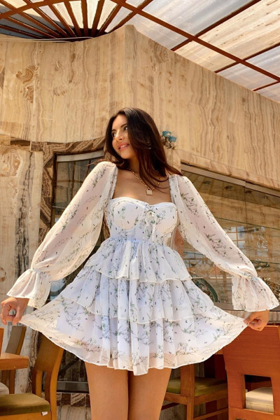 Princess Kat Kat Elbise Beyaz Princess Kat Kat Elbise Beyaz