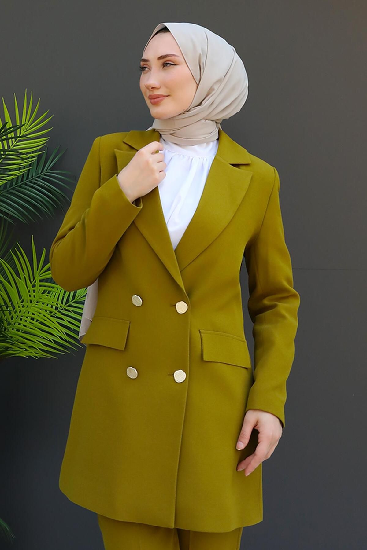 Premium Ceketli Takım Yağ Yeşil Premium Ceketli Takım Yağ Yeşil