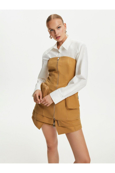 Kargo Cepli Straplez Bluz