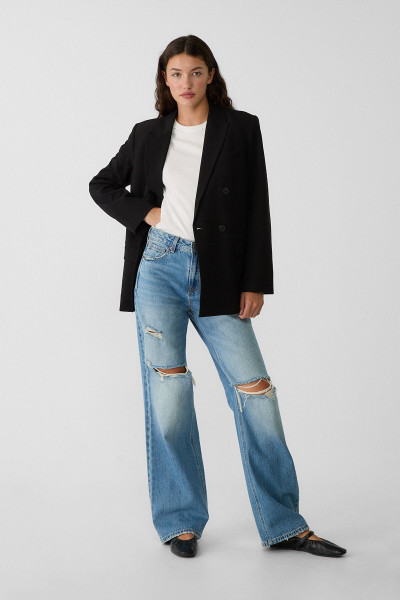 Kruvaze düğmeli blazer Kruvaze düğmeli blazer