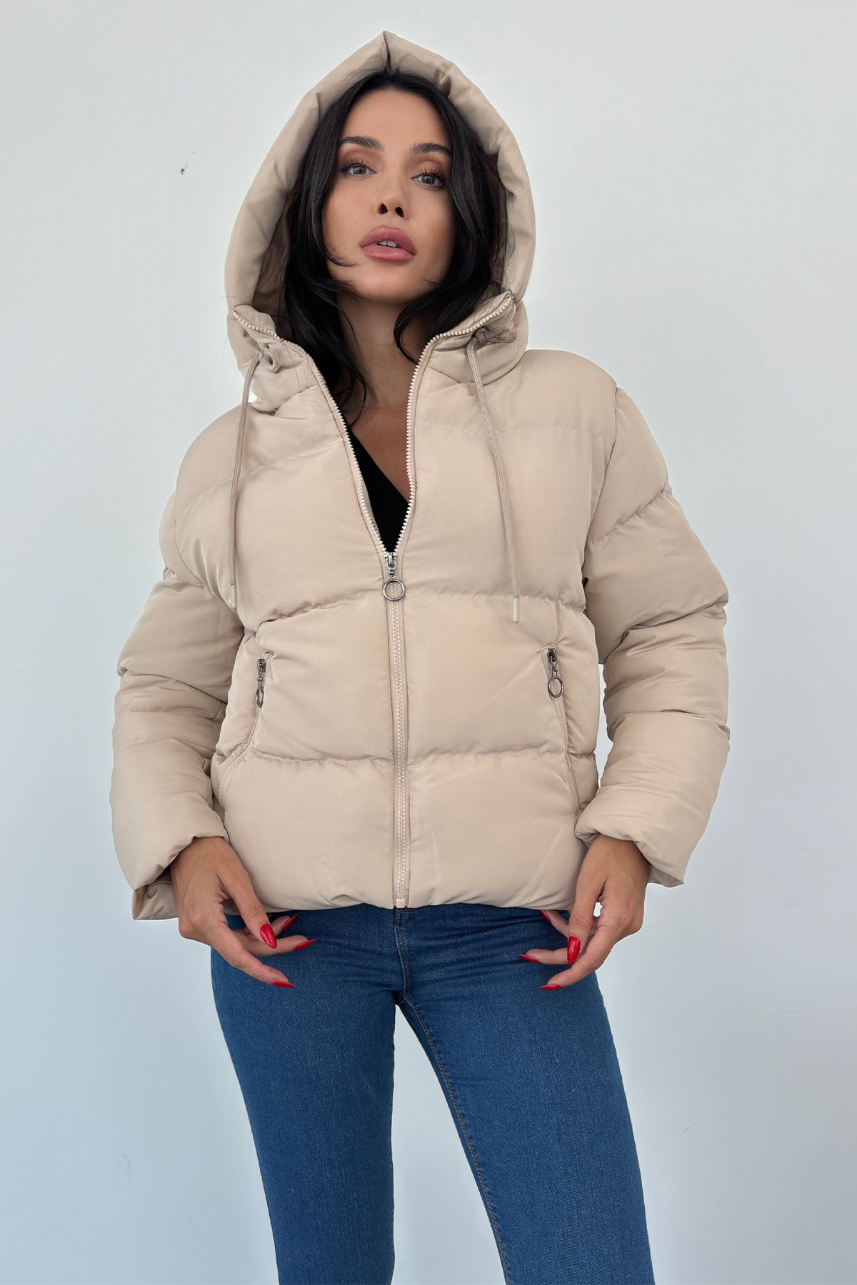 Kapüşonlu Şişme Mont Ac-y50230lnw Kapüşonlu Şişme Mont Ac-y50230lnw