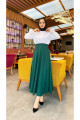 Tesettür Maxi Boy 36-48 Beden Arası (S-M-L-XL)altı Dikişli Dört Mevsim Skuba Krep Etek Zümrüt Yeşili Tesettür Maxi Boy 36-48 Beden Arası (S-M-L-XL)altı Dikişli Dört Mevsim Skuba Krep Etek Zümrüt Yeşili