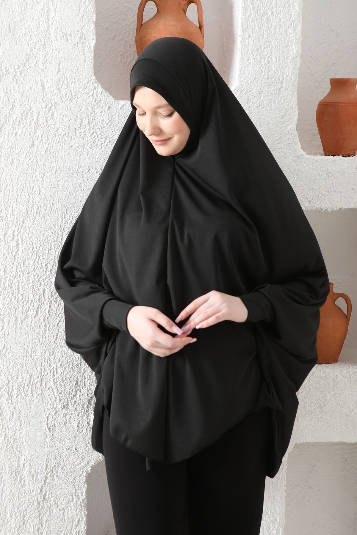 Mevsimlik Kendinden Başörtülü Namaz Örtüsü Üst Kısım Namaz Elbisesi Mevsimlik Kendinden Başörtülü Namaz Örtüsü Üst Kısım Namaz Elbisesi