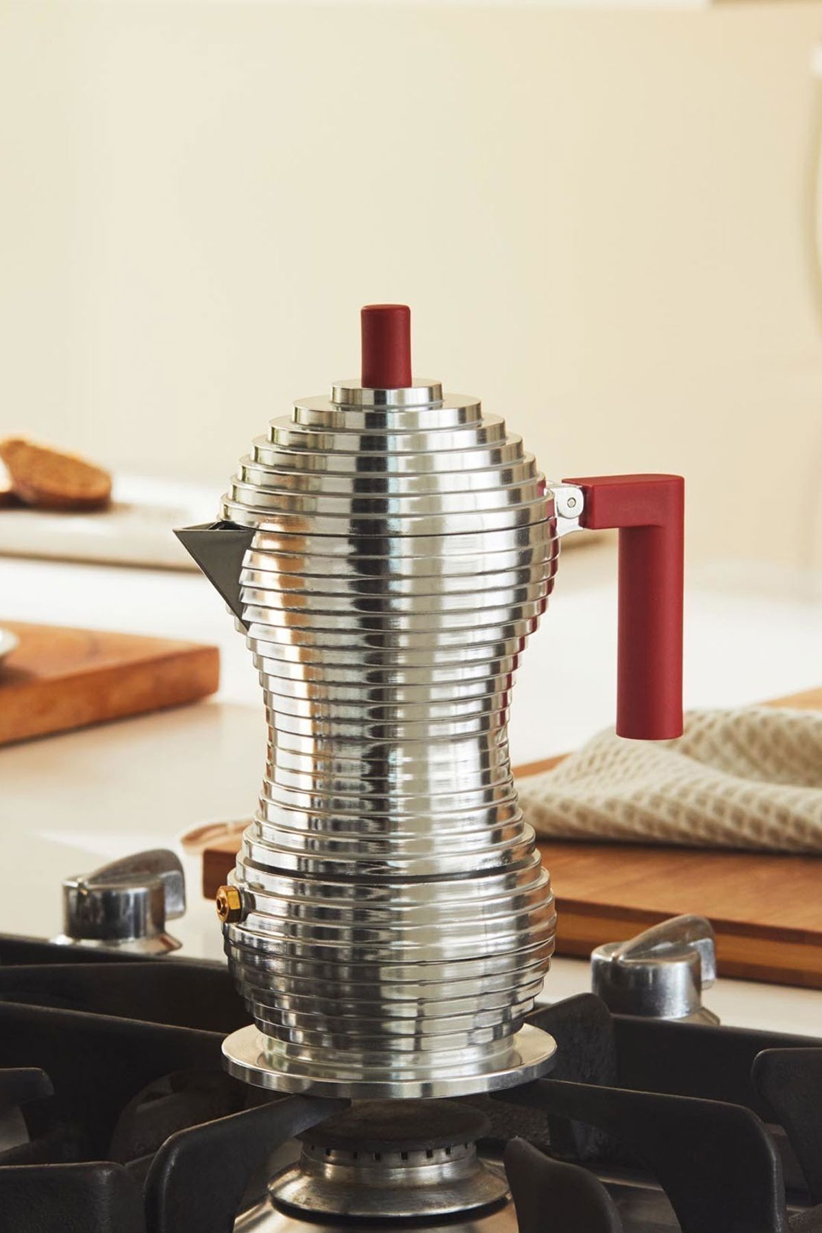 Pulcina Espresso Makinesi 300 ml Kırmızı Pulcina Espresso Makinesi 300 ml Kırmızı