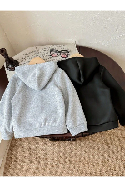 Kapşonlu Oversize2'li Paket Gri-Siyah Şardonlu Fermuarlı Hırka ( Tüm Yaş Grupları,Çocuk ve Yetişkin) Kapşonlu Oversize2'li Paket Gri-Siyah Şardonlu Fermuarlı Hırka ( Tüm Yaş Grupları,Çocuk ve Yetişkin)
