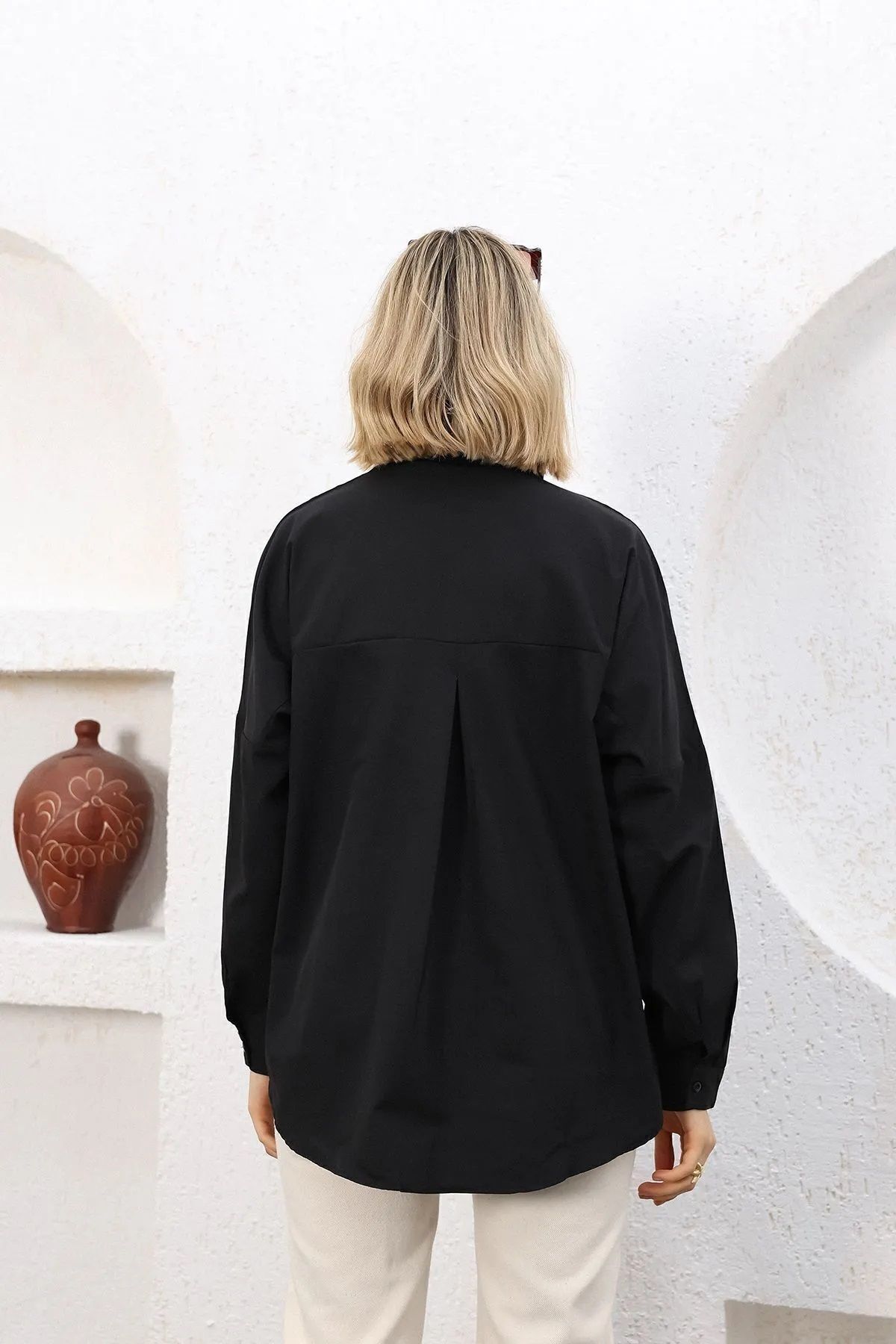 Ylz Oversize Kadın Gömlek Ylz Oversize Kadın Gömlek