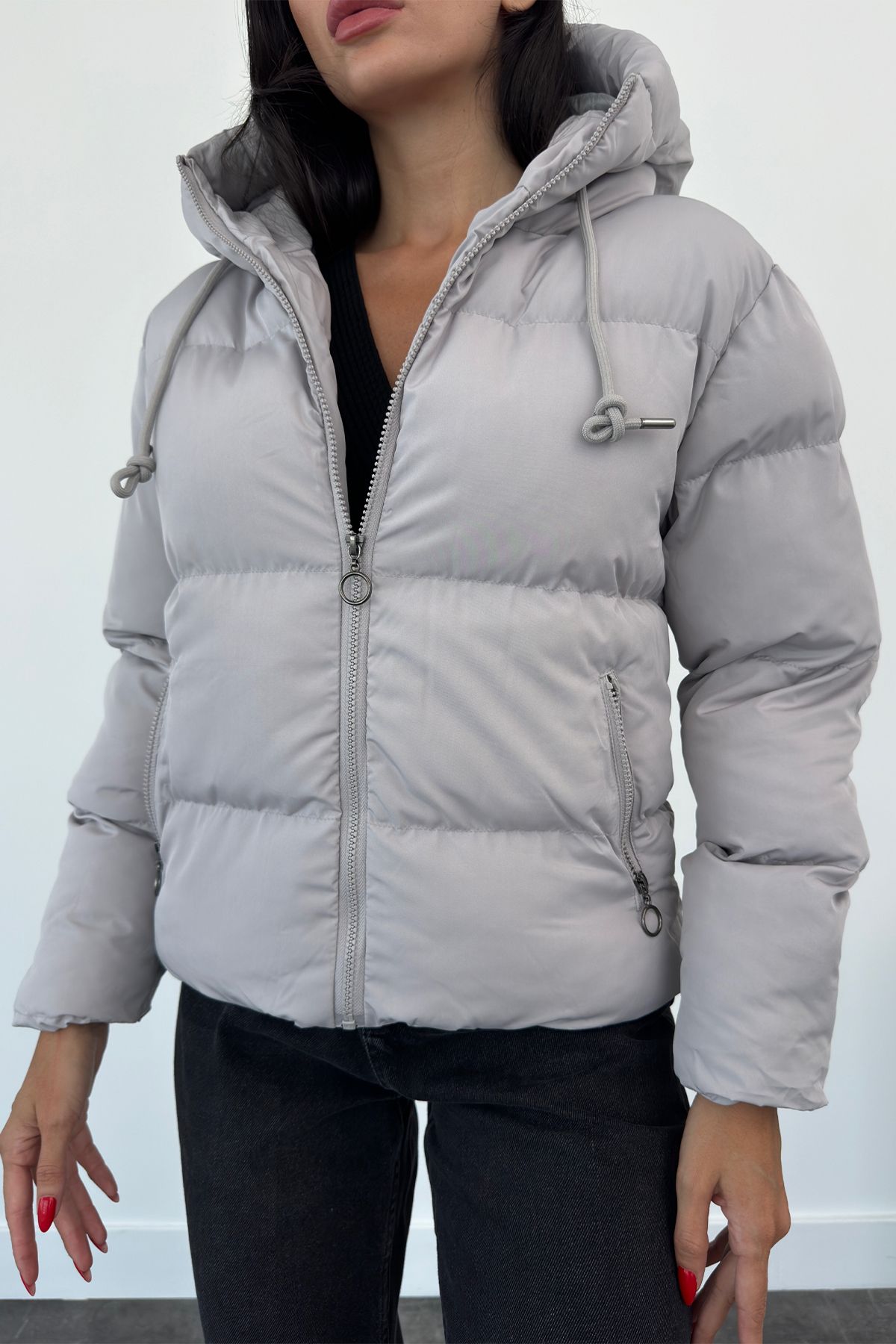 Kapüşonlu Şişme Mont Ac-y50230lnw Kapüşonlu Şişme Mont Ac-y50230lnw