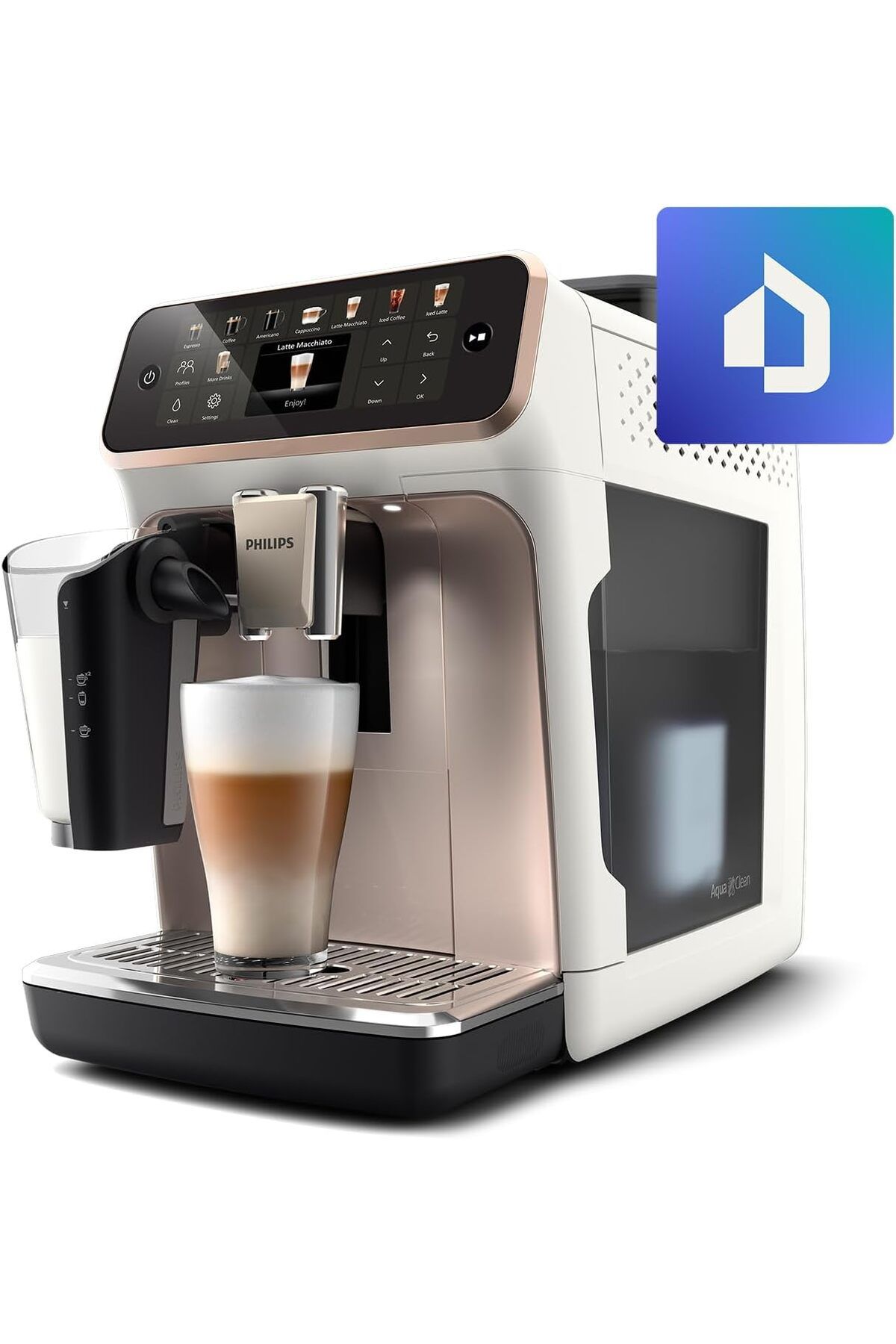 NEW EP5543 Tam Otomatik LatteGo Espresso Makinesi,5500 Serisi,SilentBrew , 20 Sıcak ve Soğuk İçecek NEW EP5543 Tam Otomatik LatteGo Espresso Makinesi,5500 Serisi,SilentBrew , 20 Sıcak ve Soğuk İçecek