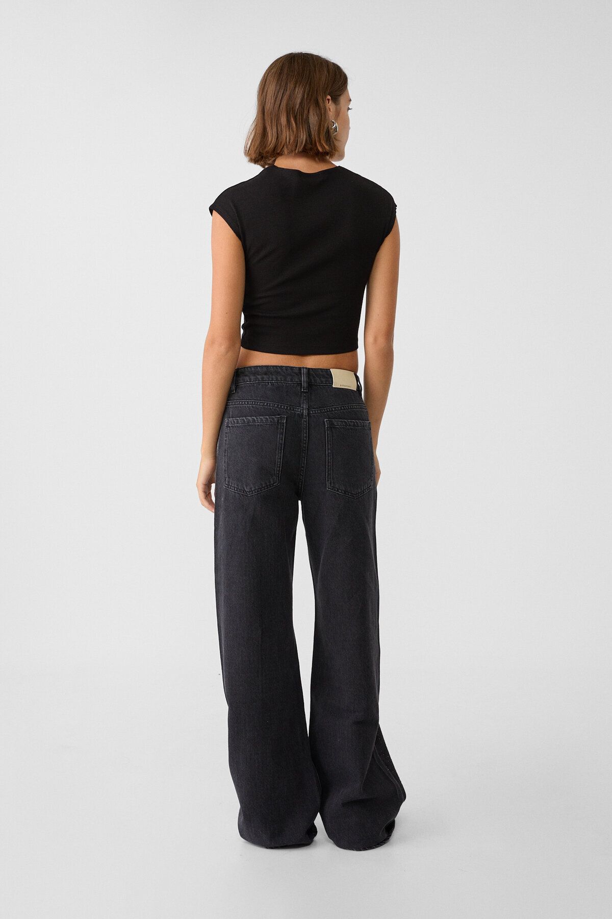Parlak taşlı straight fit jean Parlak taşlı straight fit jean