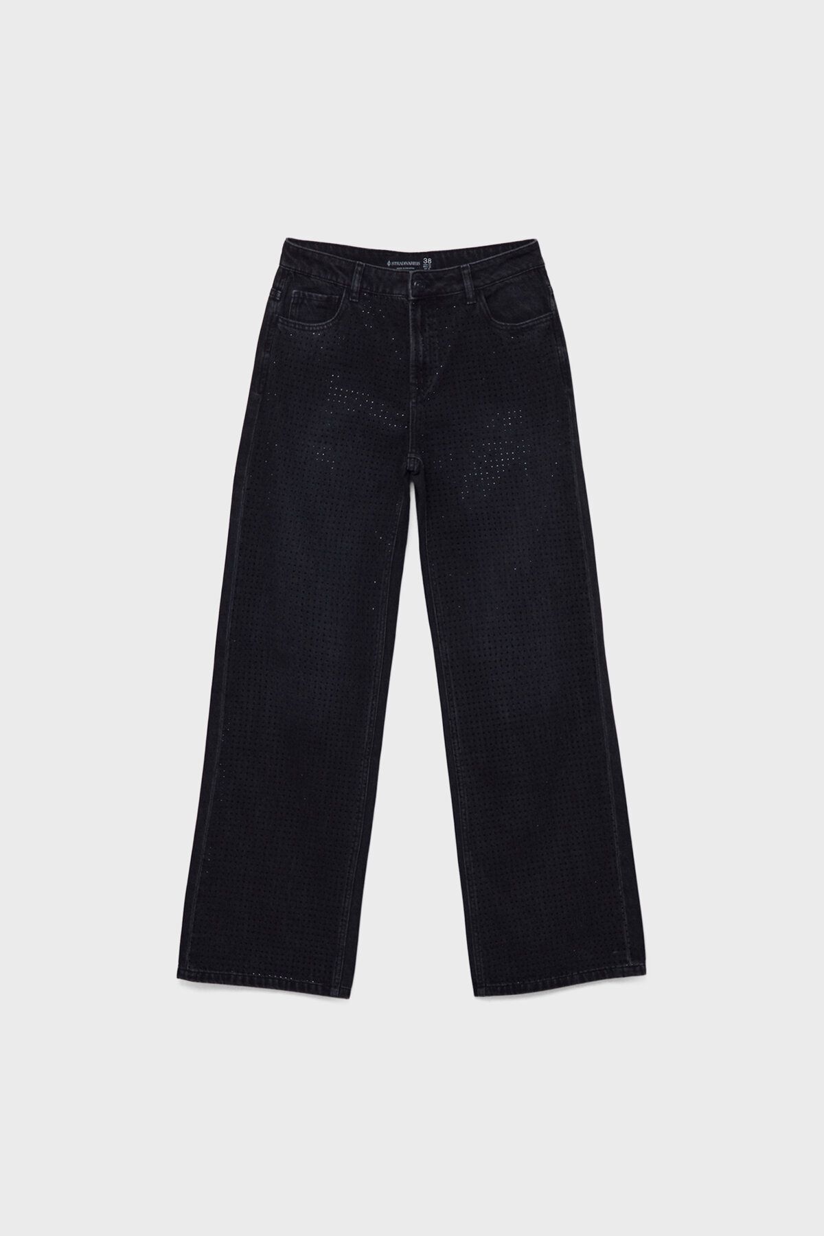 Parlak taşlı straight fit jean Parlak taşlı straight fit jean