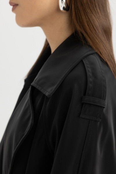 Regular Fit Suni Deri Trençkot Regular Fit Suni Deri Trençkot