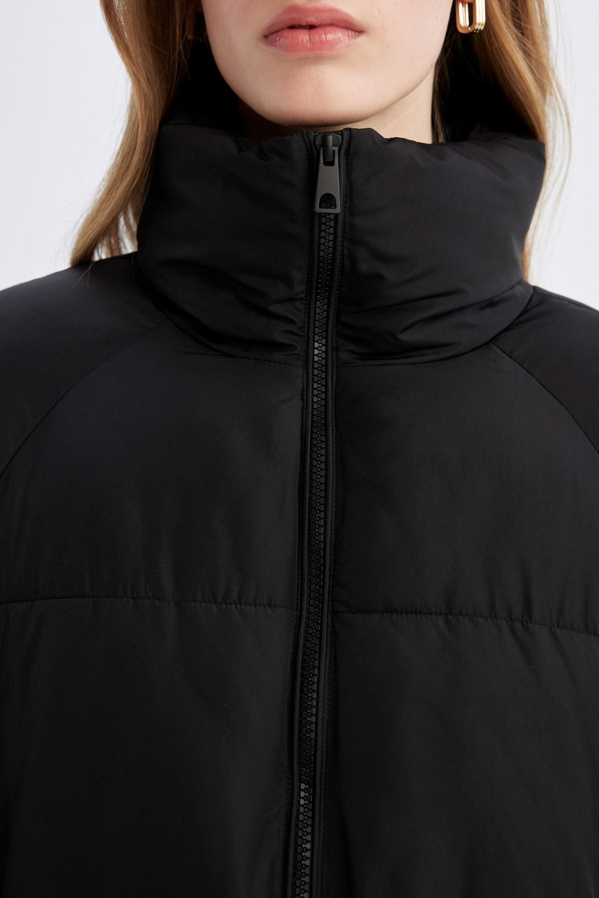 Su Geçirmez Regular Fit Kapüşonlu Mont Su Geçirmez Regular Fit Kapüşonlu Mont